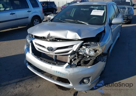 2011 Toyota Corolla S from USA, damaged, VIN 2T1BU4EE6BC626279